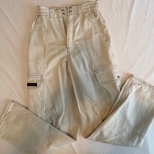 BDG Cream Relaxed Skate Jeans